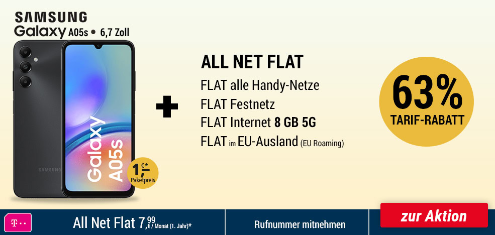 Samsung Galaxy A05s + Zubehör